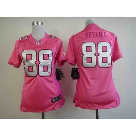 Nike Cowboys #88 Dez Bryant Pink Womens Be Luv 27d Stitched NFL New Elite Jersey
